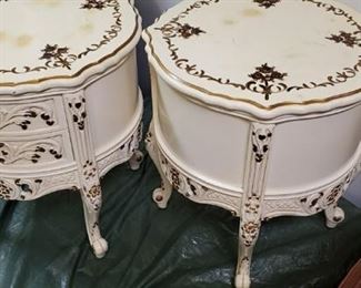 French Provincial end tables