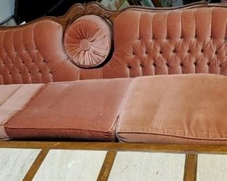 Tufted couch