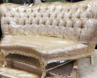 French Provincial Sectional. Comes with plastic covers that have protected the set