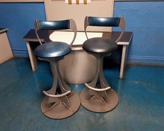 20 Chrome bar stools used in Club Medusa
