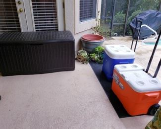 Outdoor Storage Trunks and Coolers