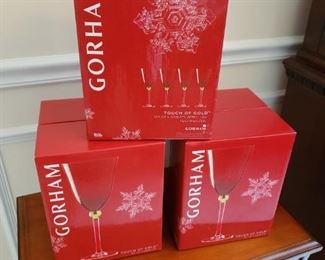 Gorham Crystal Goblets in Box