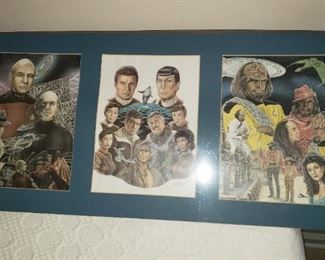 Signed and numbered Star Trek Art by Jonathan Brown