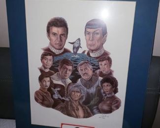 Signed and numbered Star Trek Art by Jonathan Brown