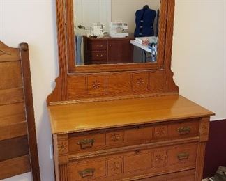 Antique Dresser and mirror