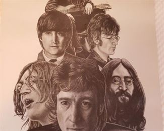 John Lennon art print by Jonathan Brown signed