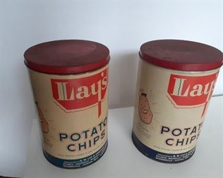 Lays Potato Chip cans