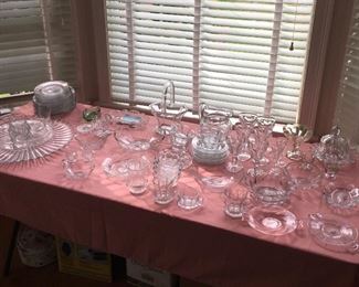 Large display of Heisey