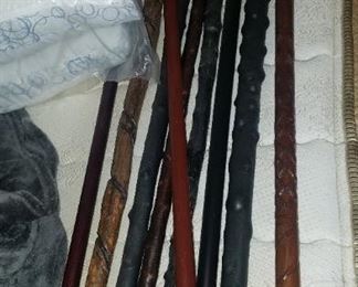 Vintage walking cane collection 