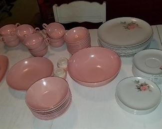 Pink Melmac set