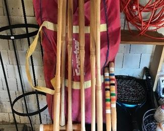 Complete croquet set with bag