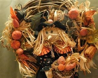 Halloween Scarecrow Wreath