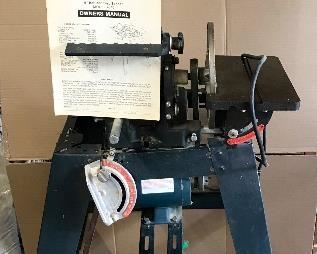 Toolkraft 6" Belt/Disc Sander w Ops manual and several new 60 grit sanding belts