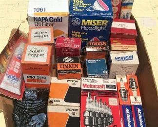 Vintage filters/spark plugs/seals/thermostats/