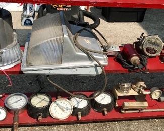 Industrial Gauges/Lighting of all kinds by: Weksler, Ashcroft, Western Electric, Marsh, Lawler, Swirlklein... 