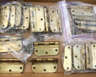 Vintage Brass Door hinges
