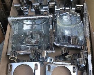 Flat full Vintage Chrome Bathroom fixtures