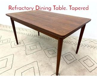 Lot 1122 SIBAST FURNITURE Teak Refractory Dining Table. Tapered 