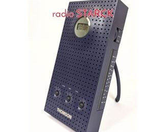 Lot 1453 THOMSON RT 201 clock radio STARCK