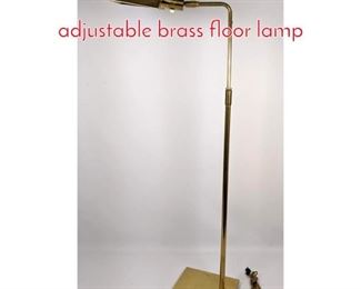 Lot 1490 KOCH and LOWY adjustable brass floor lamp