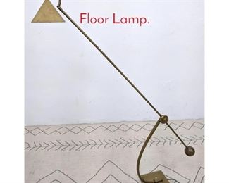 Lot 1166 Brass Counterbalance Floor Lamp. 