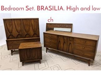 Lot 1174 BROYHILL PREMIER Bedroom Set. BRASILIA. High and low ch