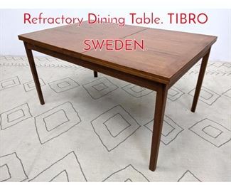 Lot 1218 SKARABORGS Teak Refractory Dining Table. TIBRO SWEDEN.