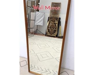 Lot 1257 Danish Modern Teak Framed Wall Mirror.