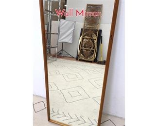 Lot 1257 Danish Modern Teak Framed Wall Mirror. 