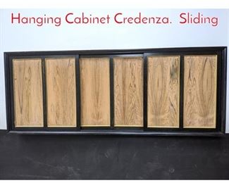 Lot 1284 HARVEY PROBBER Wall Hanging Cabinet Credenza. Sliding