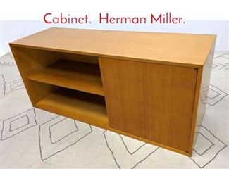 Lot 1303 GEORGE NELSON 1 Door Cabinet. Herman Miller. 