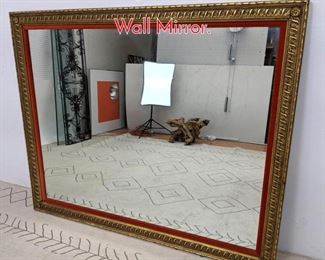 Lot 1385 Large Fancy Gilt Frame Wall Mirror.