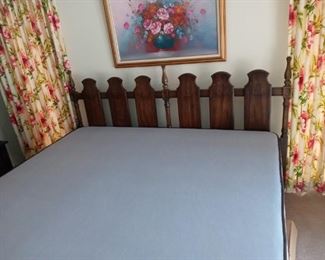 Vintage American of Martinsville King Headboard $50.00....mattress not included