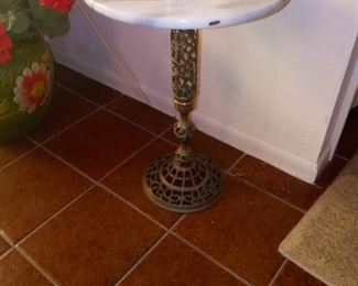 Small Marble Top Table $20.00