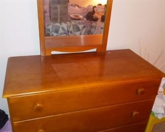 Vintage Wood Dresser (Marked) $80.00