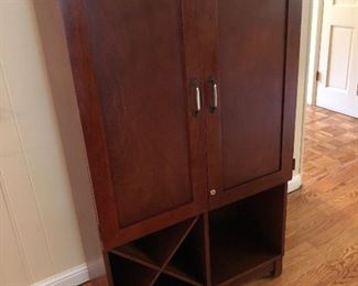WINE BAR, STORAGE  CUPBOARD w/LOCK