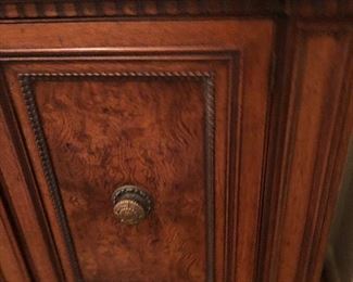 DETAIL OF WALNUT CUPBOARD
