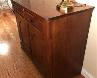 MAHOGANY SERVER/LINEN CUPBOARD