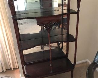 CARVED VICTORIAN PARLOR SHELF