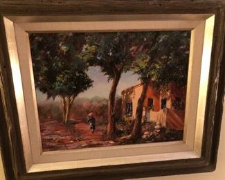 OIL ON LINEN, JO SHERWOOD