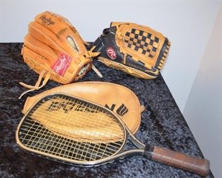Leather Right handed Baseball mits