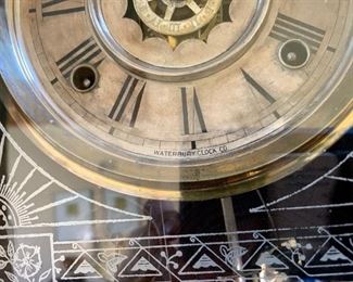 Antique Waterbury Clock w/ Key
12.5w x 4.5d x 23h $145