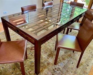 Complete table & 6 chair set $1895.00