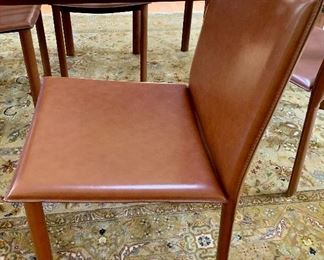 6 Chairs only 18.5w x 17d X 34h (17.5 floor to seat) $900.00