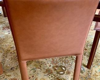 6 Chairs only 18.5w x 17d X 34h (17.5 floor to seat) $900.00