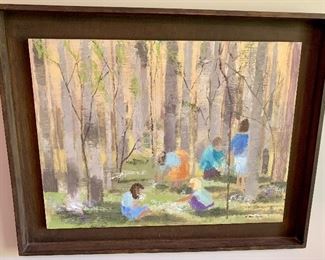 H Rex Smith 29w x 23h framed oil painting
$35