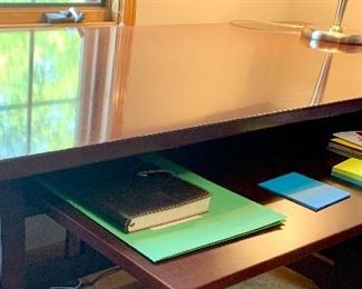 Dania Table Top Desk with Pullout Work Surface 67w x 30d x 29.5h $200