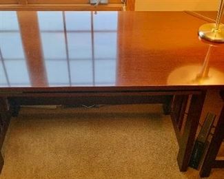 Dania Table Top Desk with Pullout Work Surface 67w x 30d x 29.5h $200
Dania side table 57L x 16w x 25.5H
Upper Storage Cubbie Unit 41.5L x 10d 