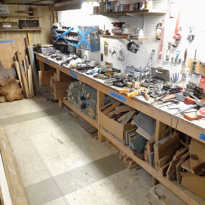 Lots of small specialty wood working tools