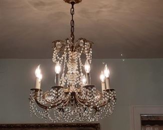 Yes, another Brass & Crystal Chandelier.